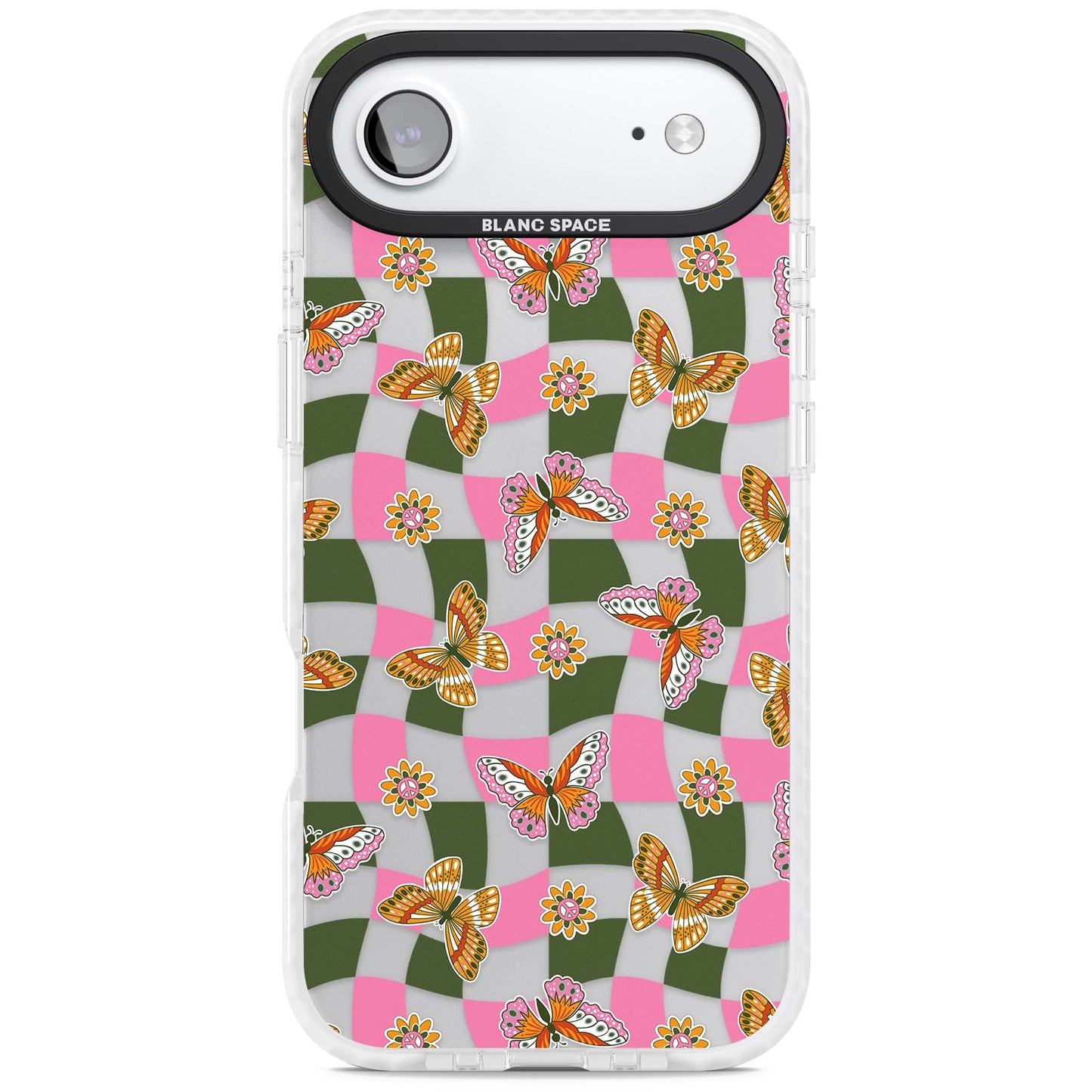 Wavy Butterfly Checked Pattern