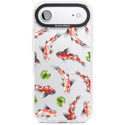 Aquarelle de poissons koi