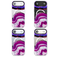 Tranche de cristal d'améthyste