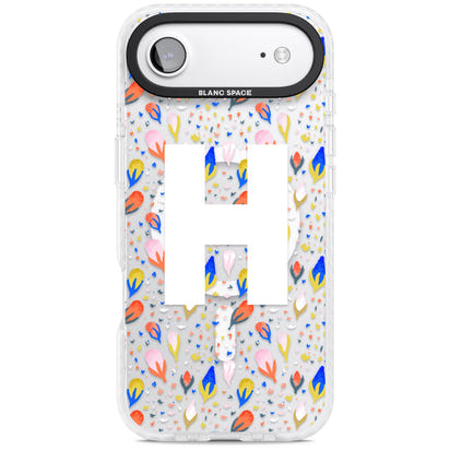 Personalised Abstract Floral Initial