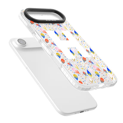 Personalised Abstract Floral Initial