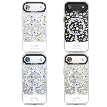 Personalised Grey & White Daisies