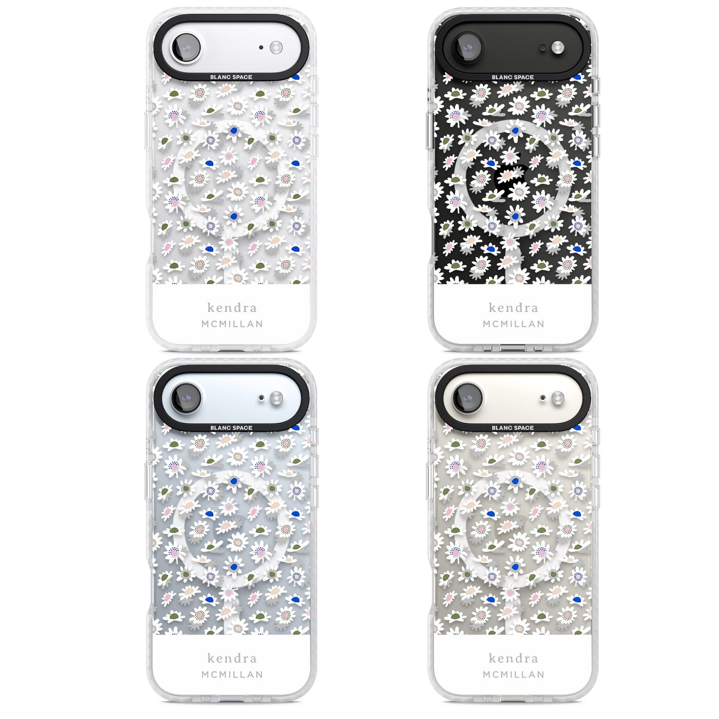 Personalised Grey & White Daisies