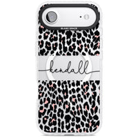 Personalised Cursive Leopard Spots