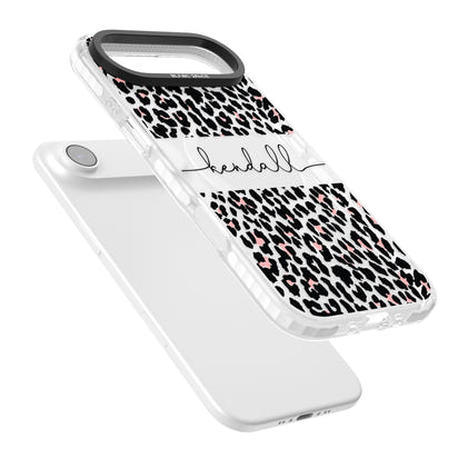 Personalised Cursive Leopard Spots