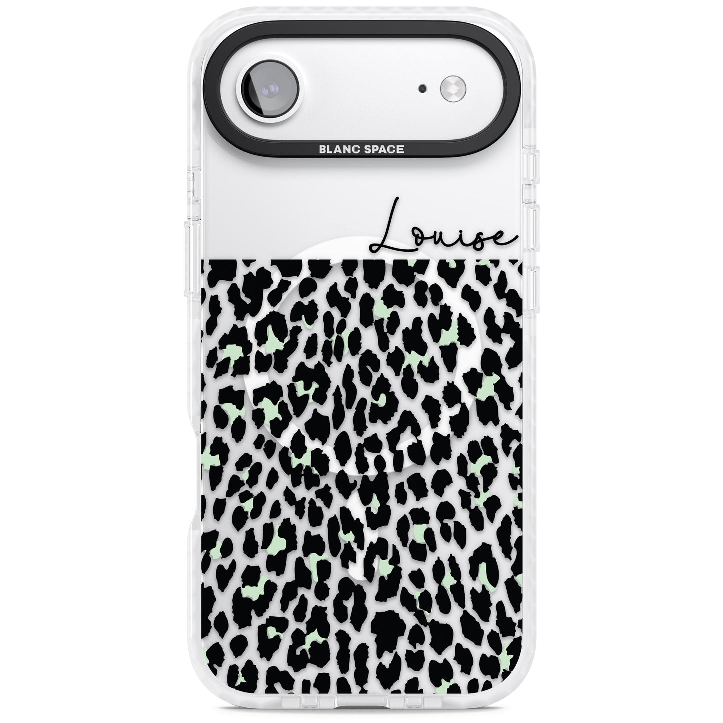 Personalised Seafoam Leopard