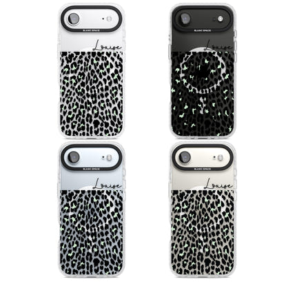 Personalised Seafoam Leopard