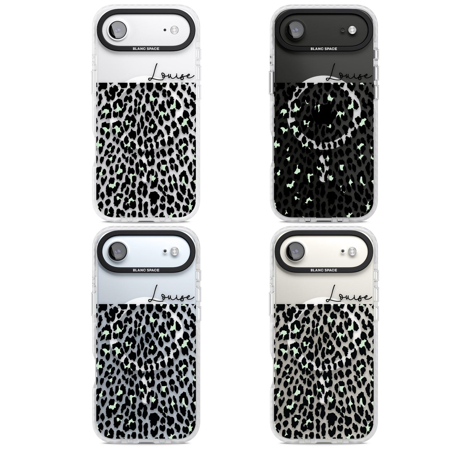 Personalised Seafoam Leopard