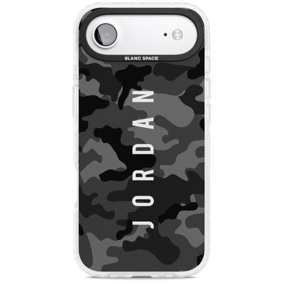Personalised Black Camouflage Name