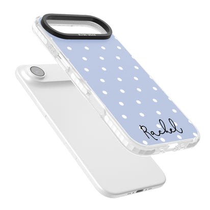 Personalised Simple Light Blue Dots