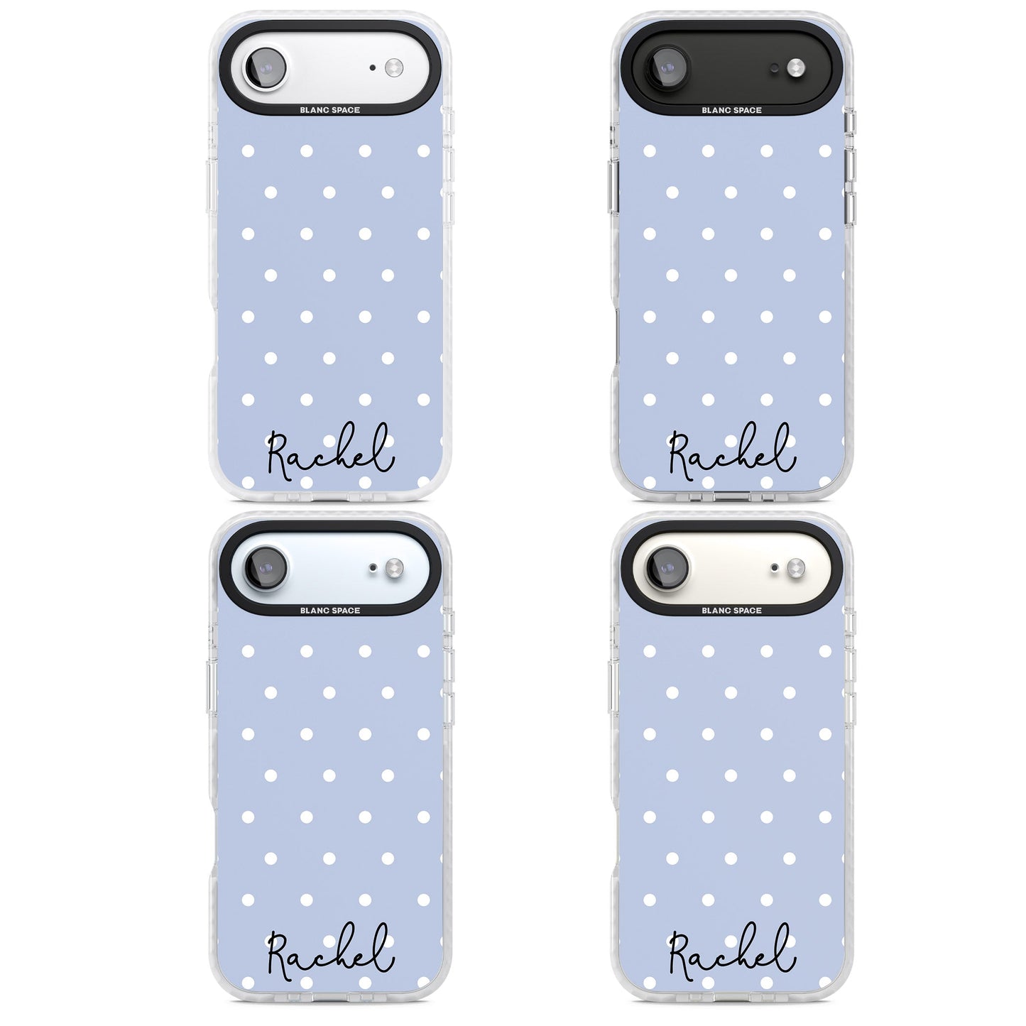 Personalised Simple Light Blue Dots
