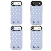 Personalised Simple Light Blue Dots