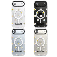 Personalised White Daisies & Cursive