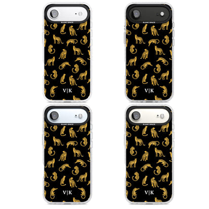 Personalised Gold Cheetah Pattern