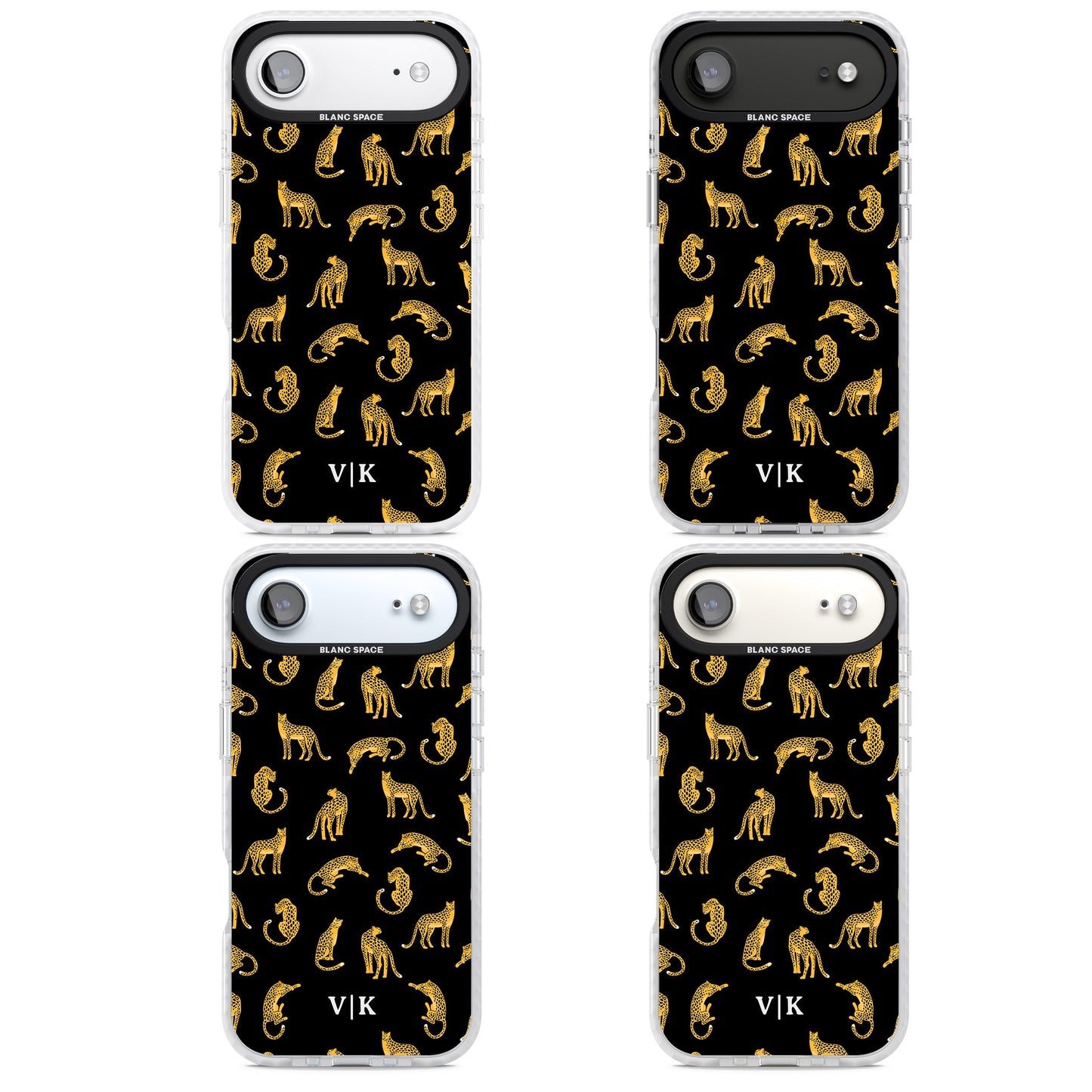 Personalised Gold Cheetah Pattern