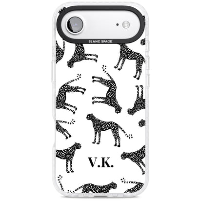 Personalised Black & White Cheetah Pattern