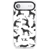 Personalised Black & White Cheetah Pattern