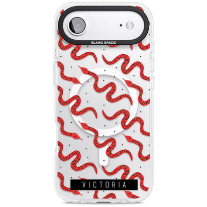 Personalised Red Snake Pattern