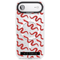 Personalised Red Snake Pattern