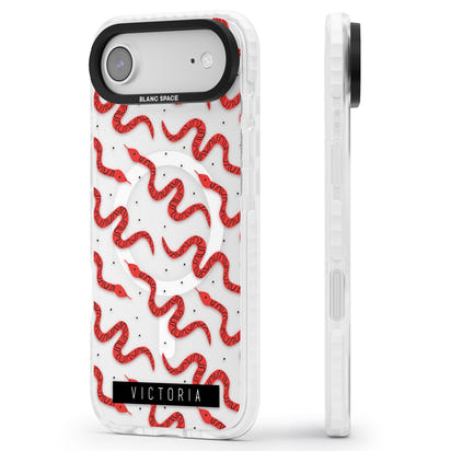 Personalised Red Snake Pattern
