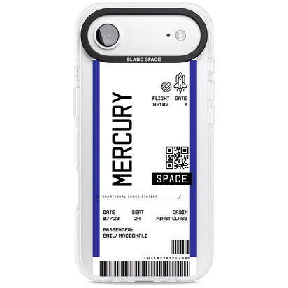Personalised Mercury Travel Ticket
