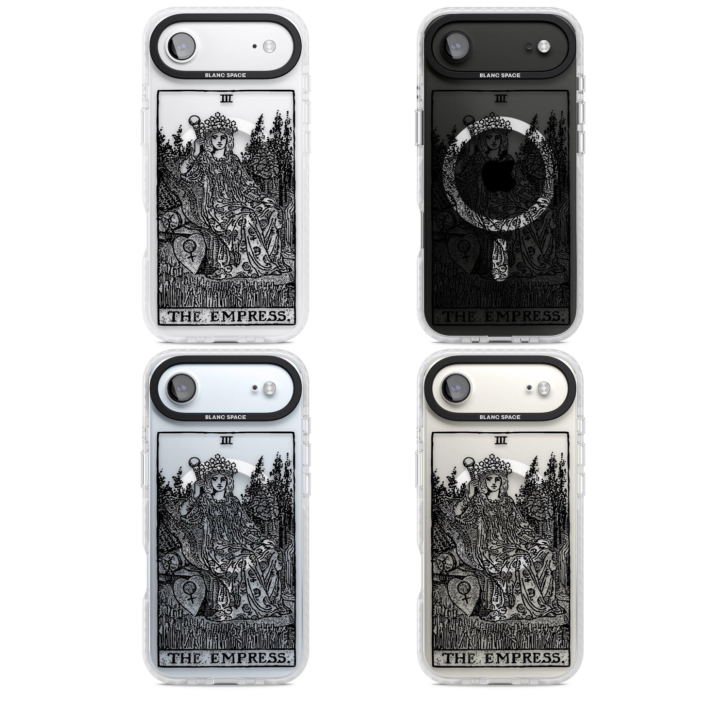 Personalisierte Tarotkarte „Die Kaiserin“ (Transparent)