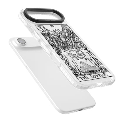 Personalisierte Tarotkarte „Die Liebenden“ (Transparent)