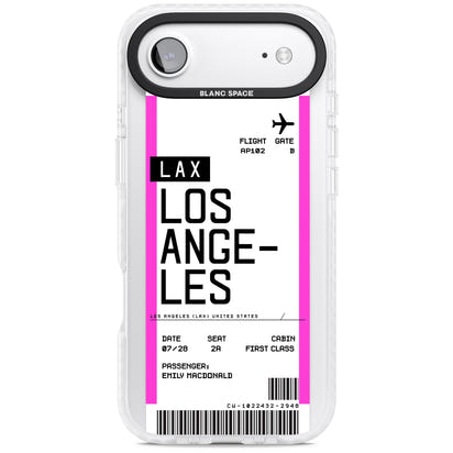 Personalisierte Bordkarte für Los Angeles