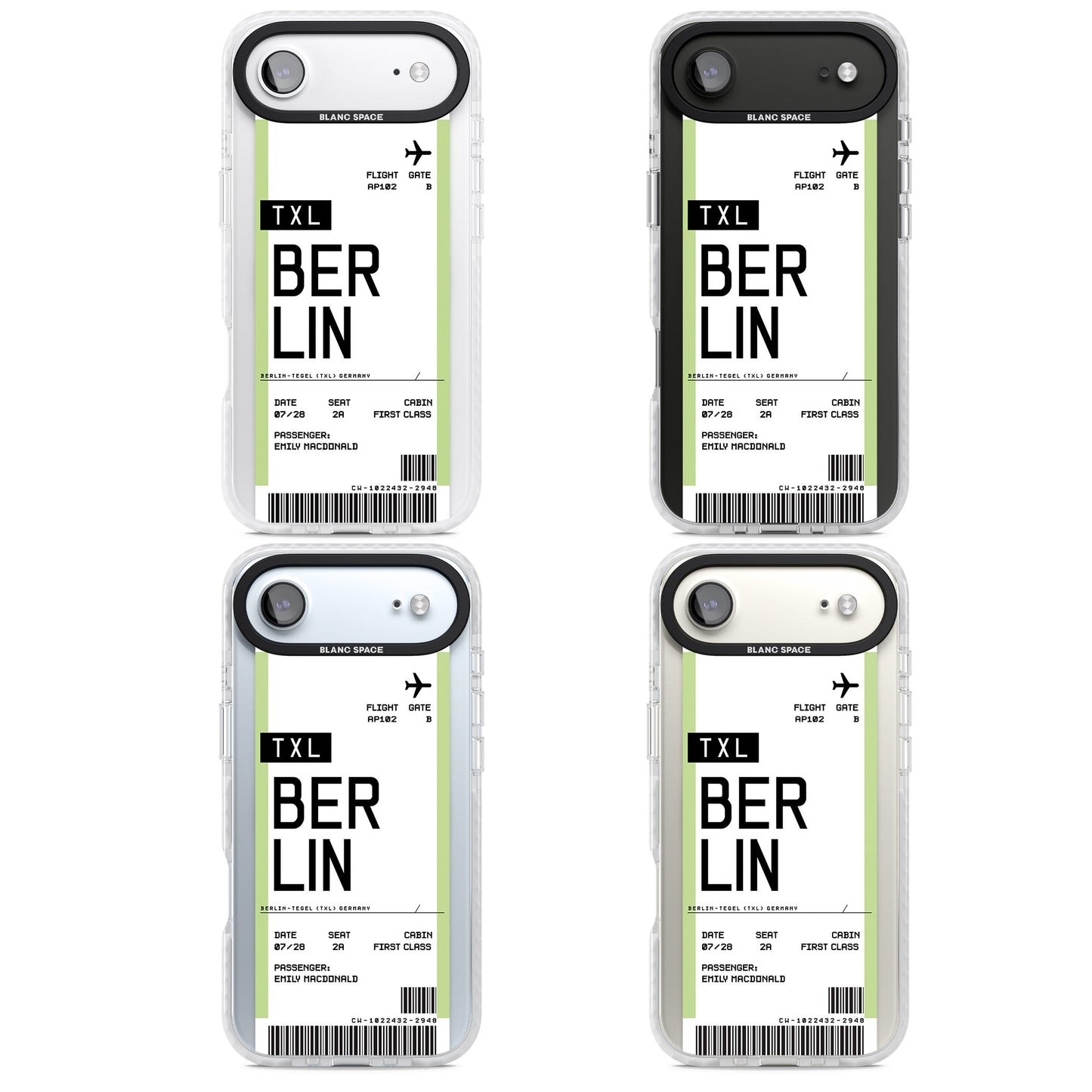 Personalised Berlin Boarding Pass