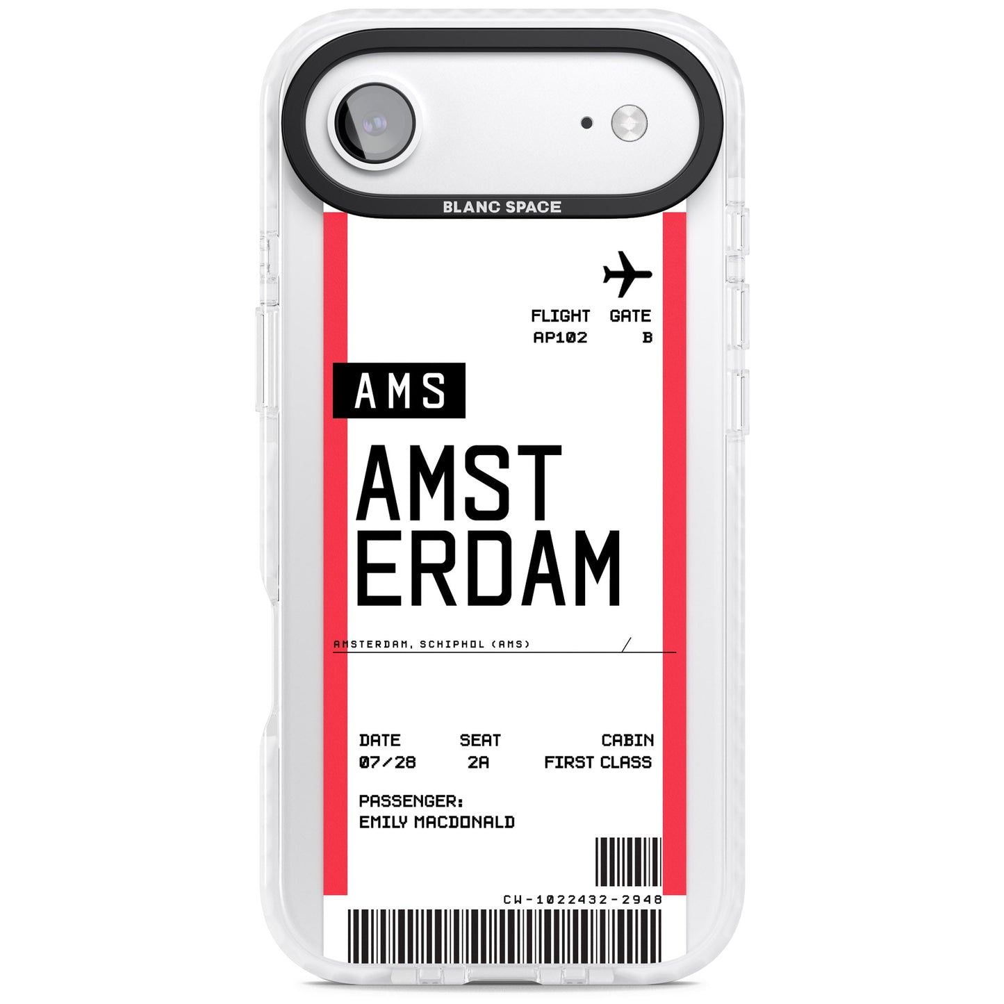 Personalised Amsterdam Boarding Pass
