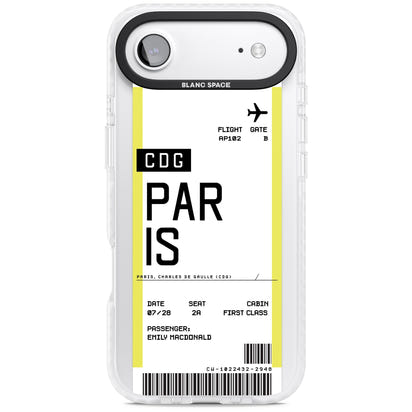 Personalised Paris Boarding Pass
