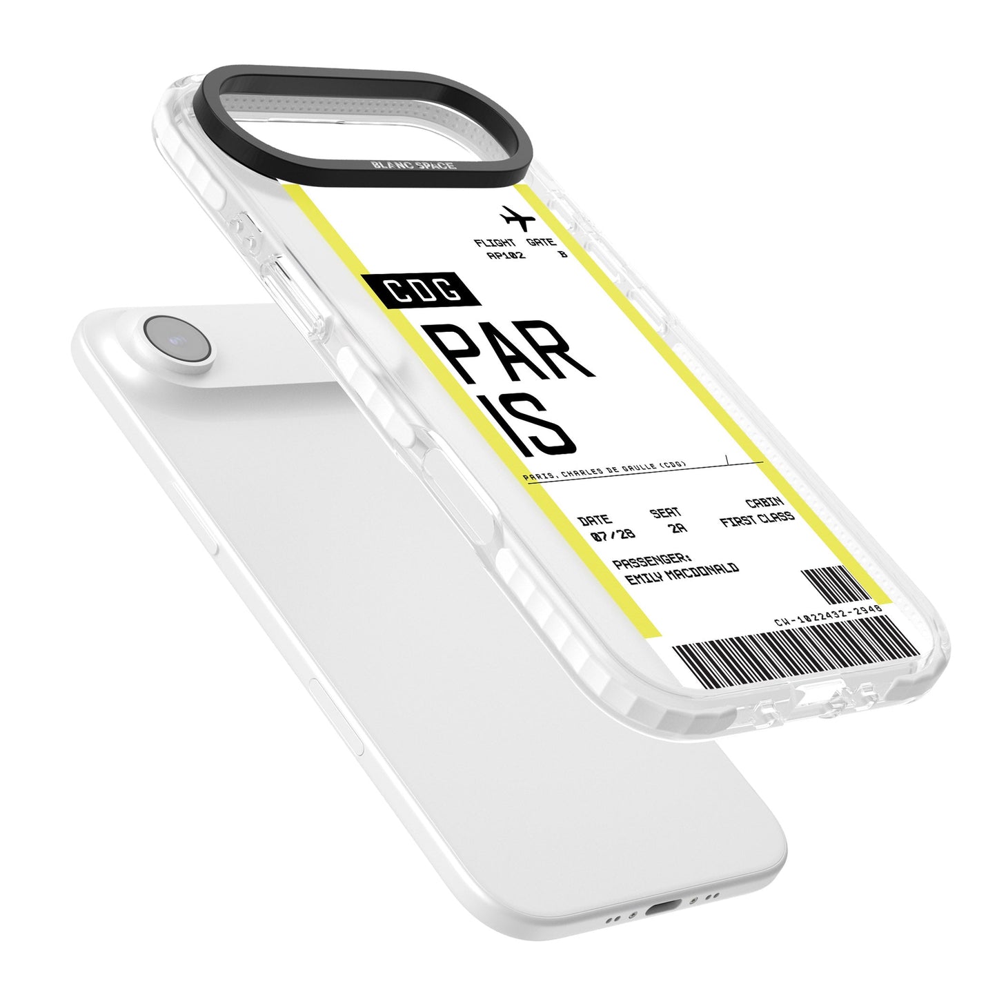 Personalised Paris Boarding Pass