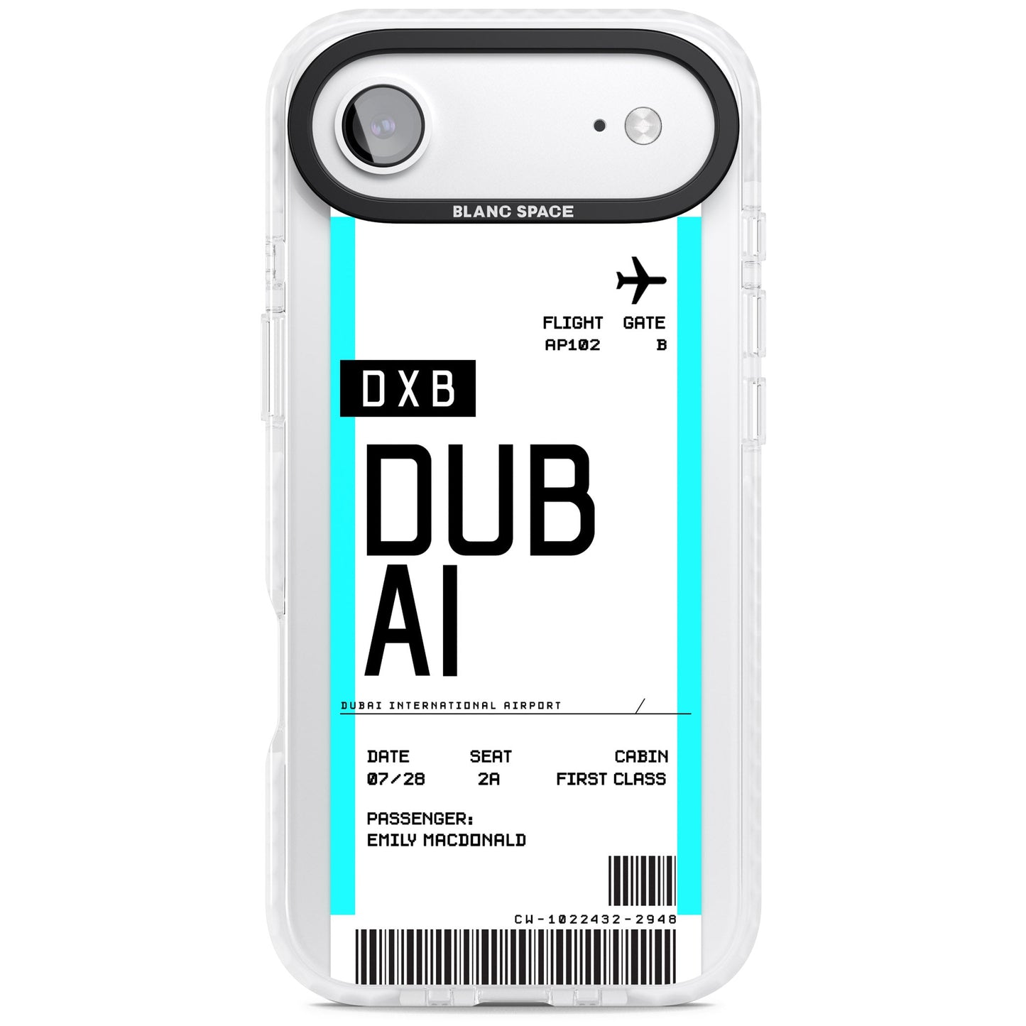 Personalised Dubai Boarding Pass