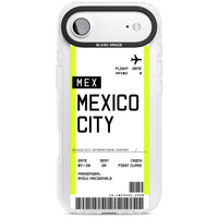 Carte d'embarquement personnalisée pour Mexico