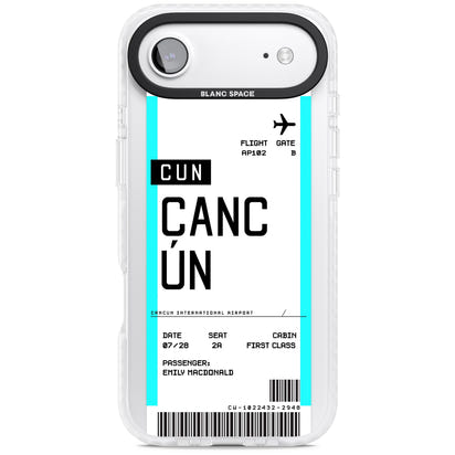 Personalised Cancún Boarding Pass