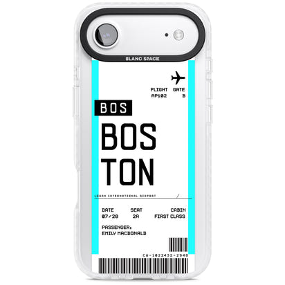 Personalised Boston Boarding Pass