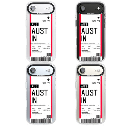 Personalised Austin Boarding Pass
