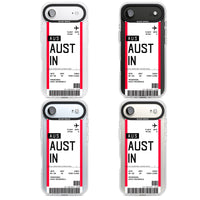 Personalised Austin Boarding Pass