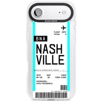 Carte d'embarquement personnalisée pour Nashville