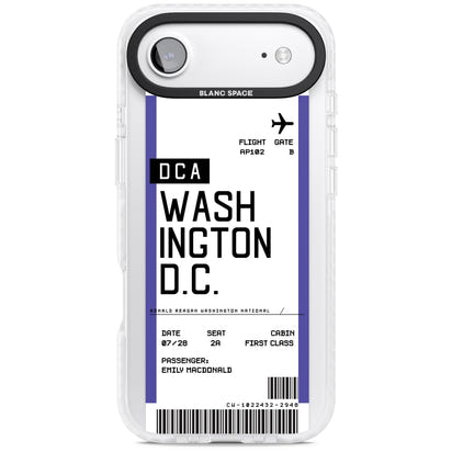 Personalised Washington D.C. Boarding Pass