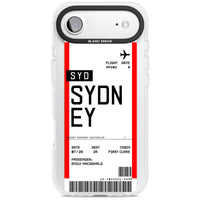 Personalised Sydney Boarding Pass