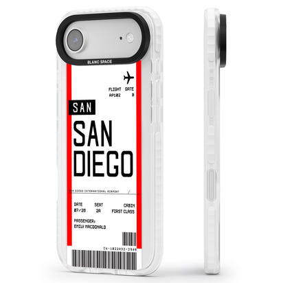 Personalised San Diego Boarding Pass