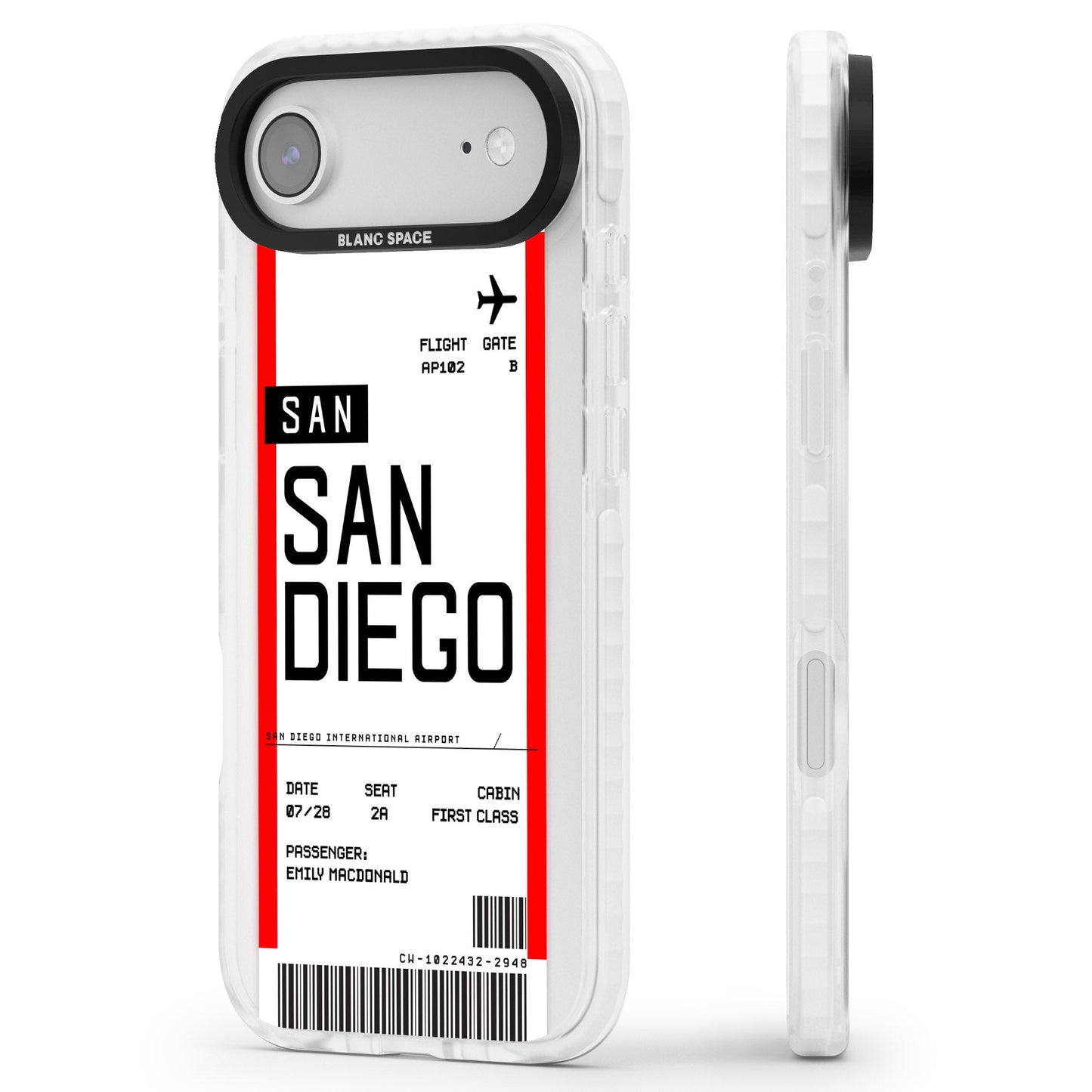 Personalised San Diego Boarding Pass