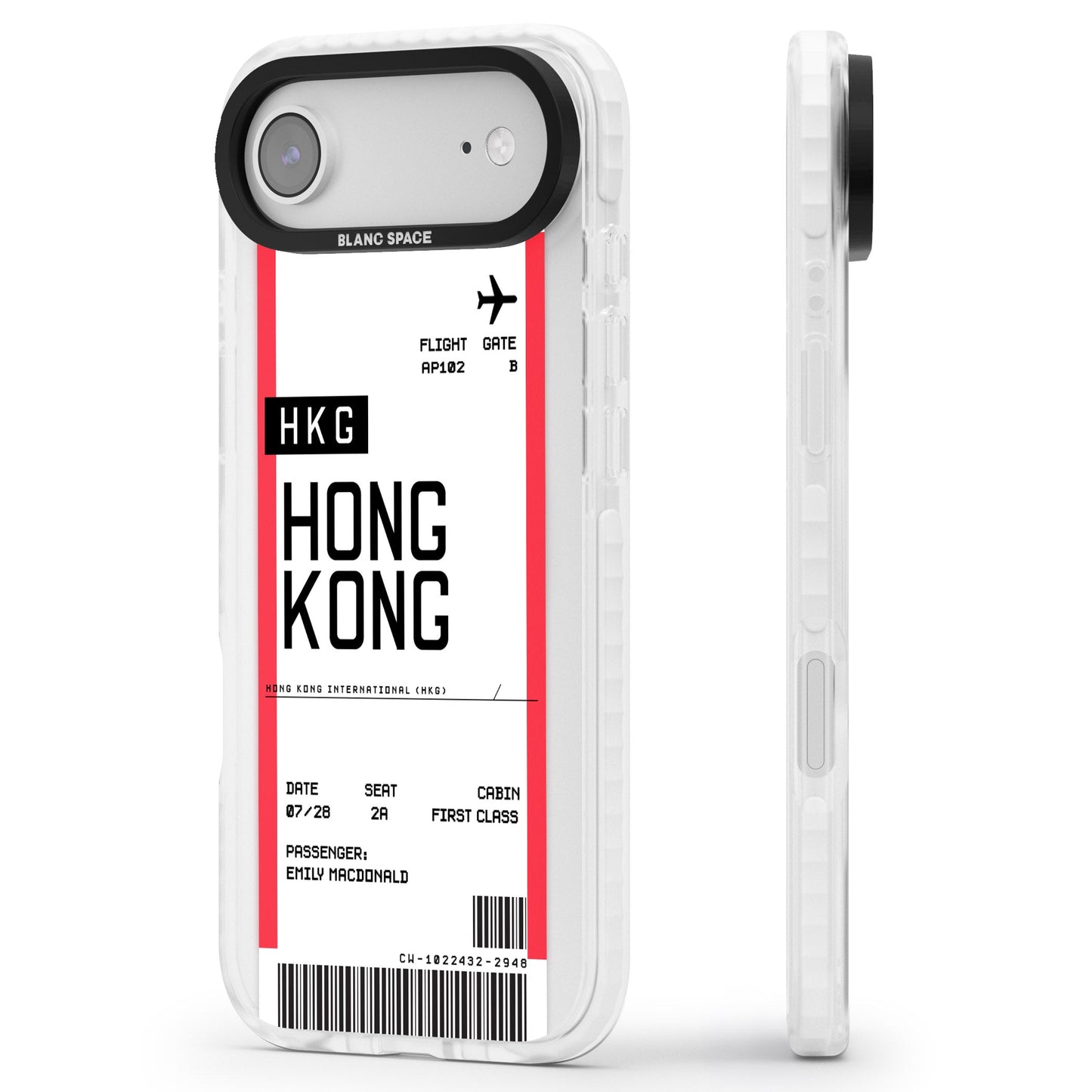 Personalised Hong Kong Boarding Pass