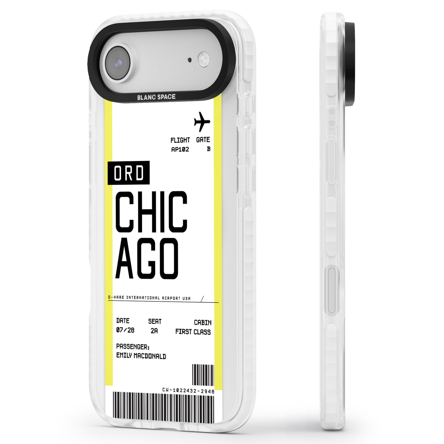Personalised Chicago Boarding Pass