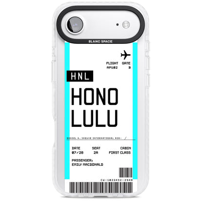 Personalised Honolulu Boarding Pass