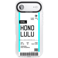 Personalised Honolulu Boarding Pass