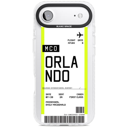 Personalised Orlando Boarding Pass