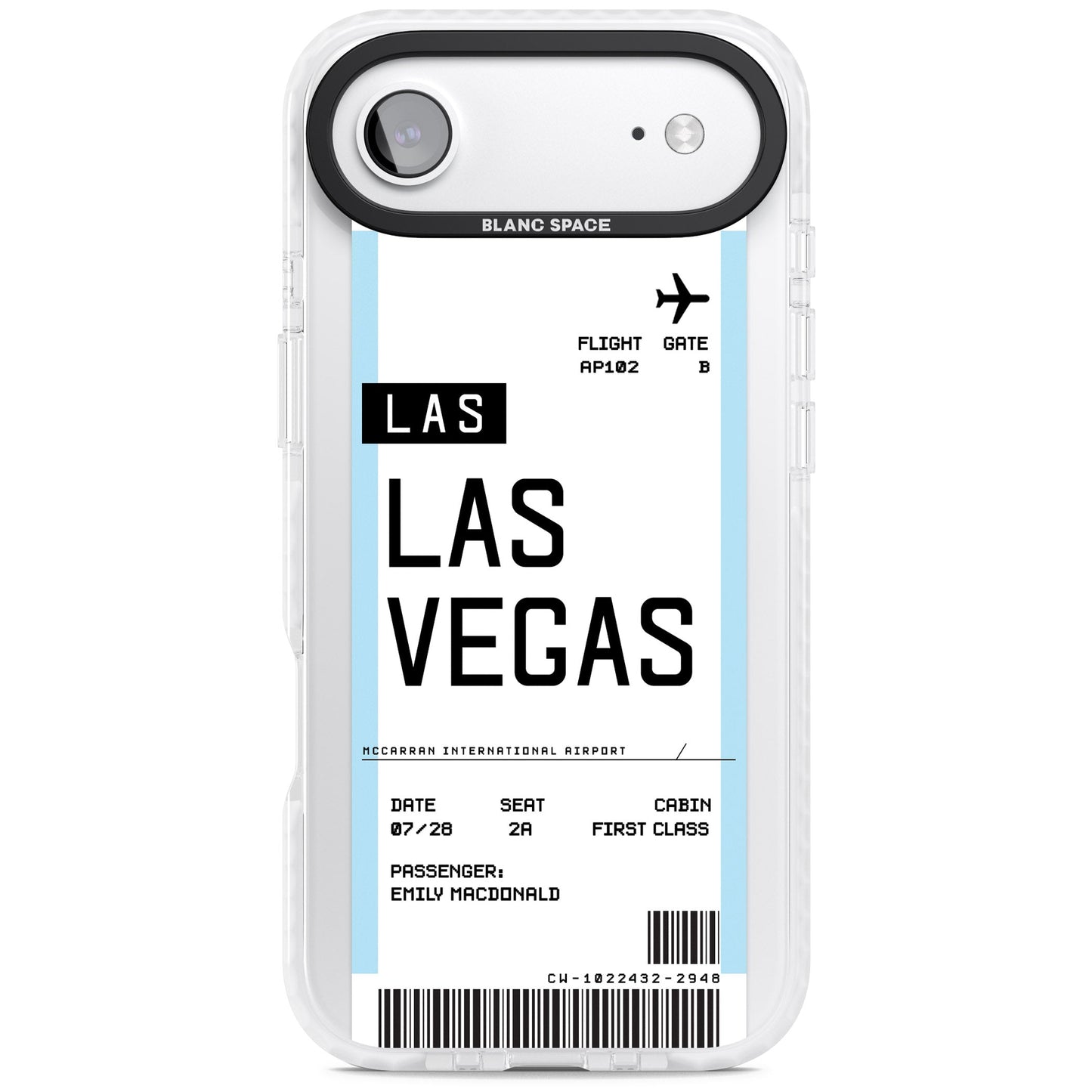 Personalised Las Vegas Boarding Pass