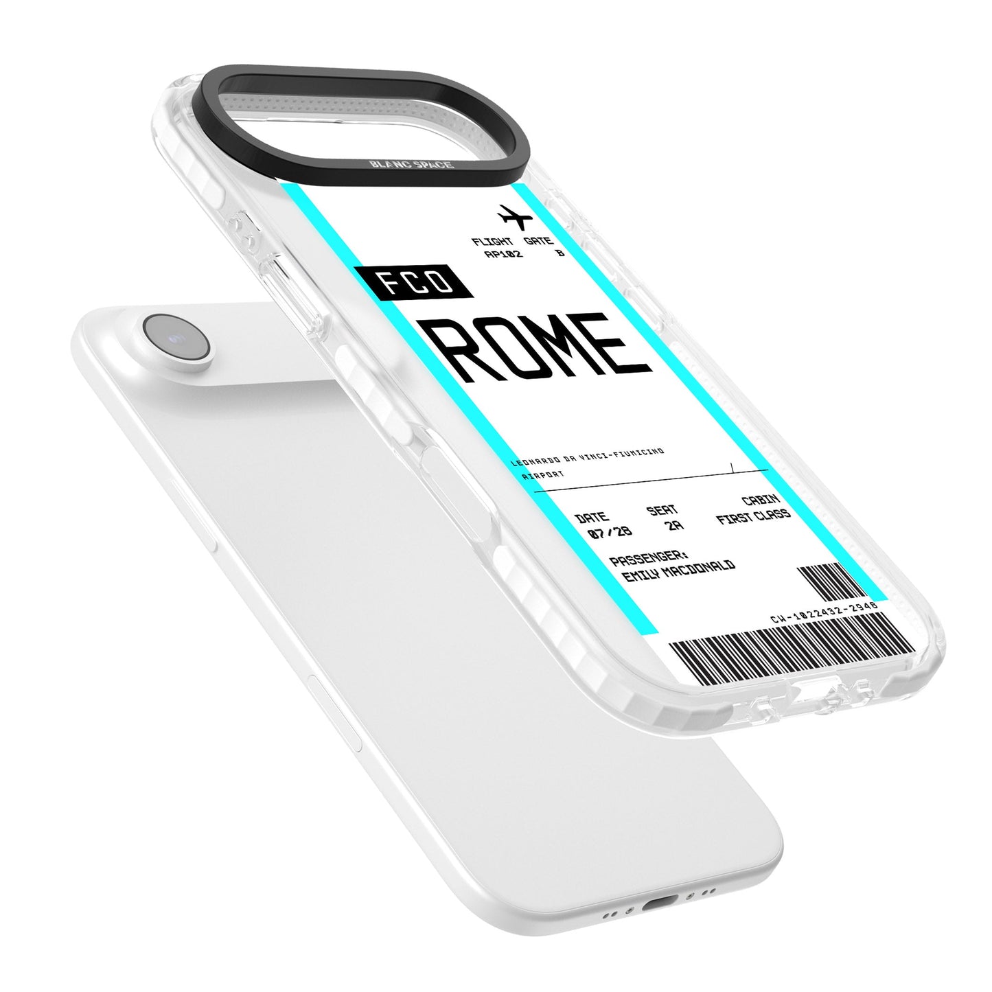 Personalised Rome Boarding Pass